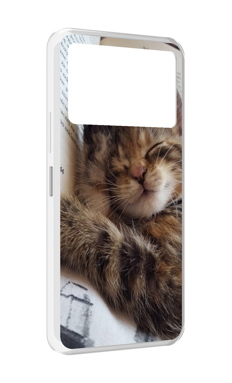 

Чехол MyPads Спящий-котенок для Infinix NOTE 12 VIP (X672), Прозрачный, Tocco