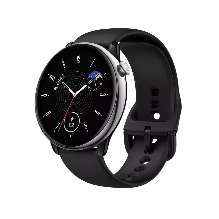 

Смарт-часы Amazfit А2174 GTR mini серебристый/черный (489214), А2174 GTR mini