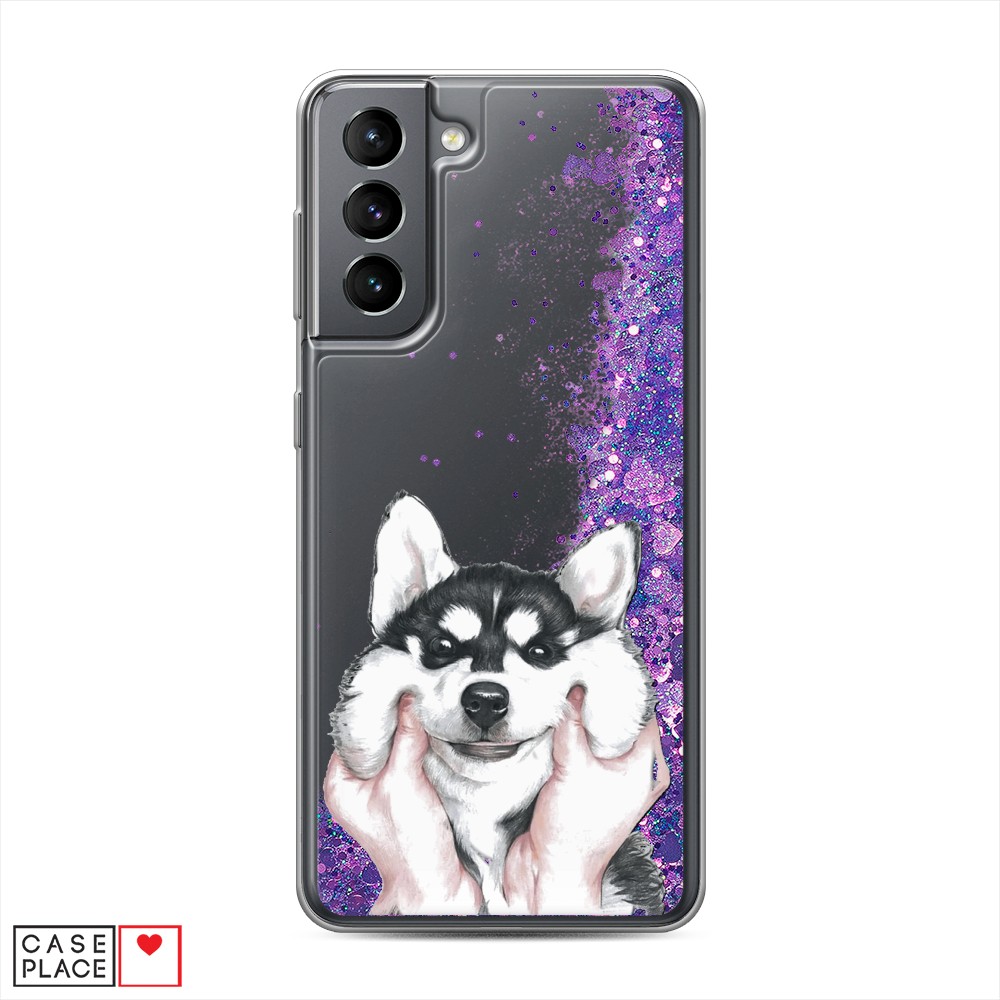 

Чехол Awog на Samsung Galaxy S21 / Самсунг S21 "Щечки хаски", Разноцветный, 2101892-1