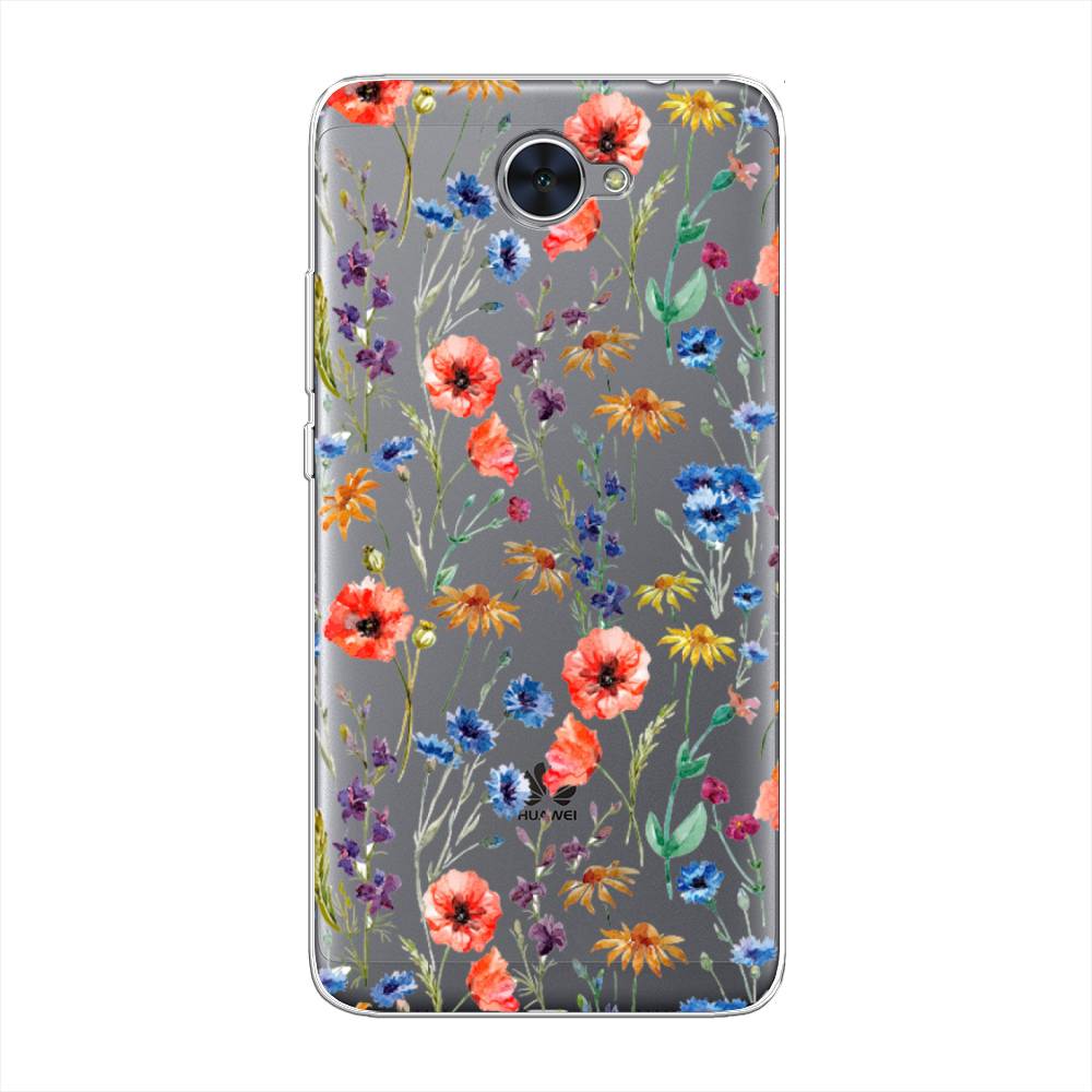 

Чехол Awog "Маки и васильки фон" для Huawei Y7