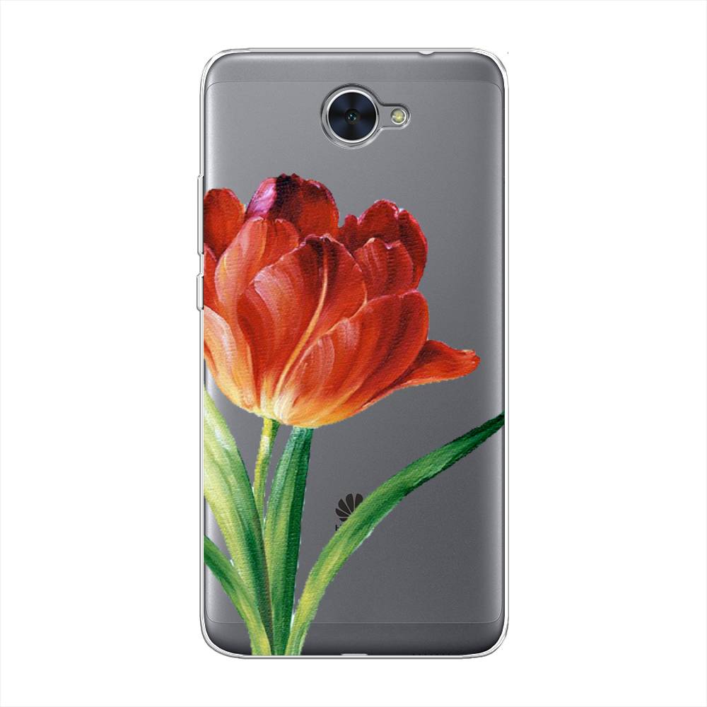 

Чехол Awog "Красный тюльпан" для Huawei Y7
