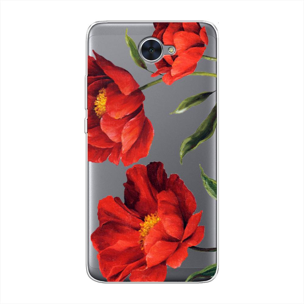 

Чехол Awog "Красные маки" для Huawei Y7