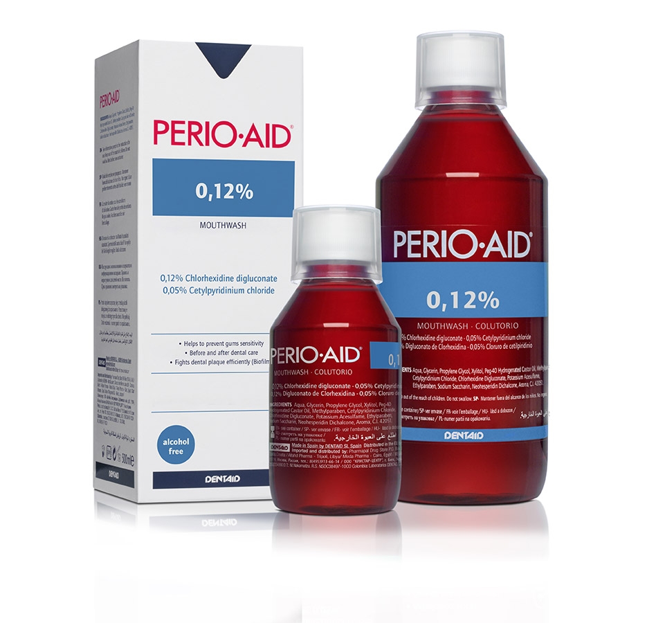 Ополаскиватель Dentaid Perio-Aid 0,12% Intensive Care с хлоргексидином 150 мл