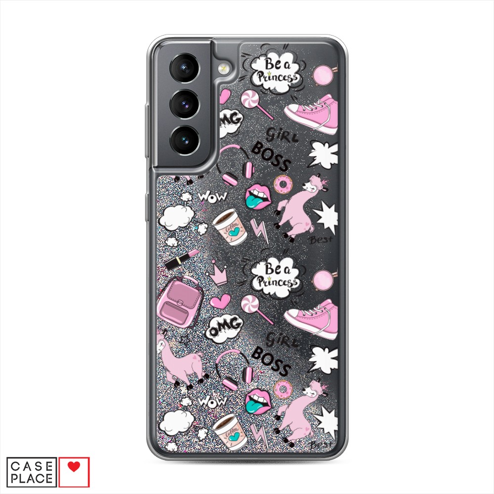 

Чехол Awog на Samsung Galaxy S21 / Самсунг S21 "Стильная лама", Разноцветный, 2101891-1