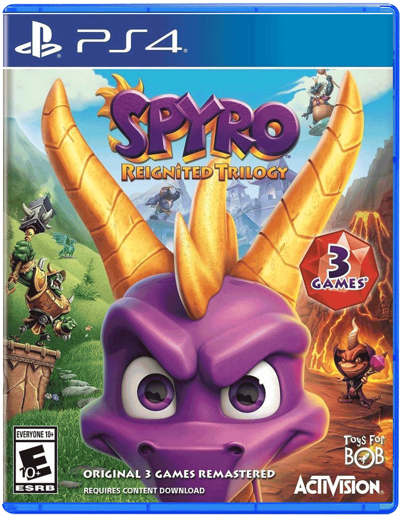 Spyro Reignited Trilogy [US][PS4, английская версия]