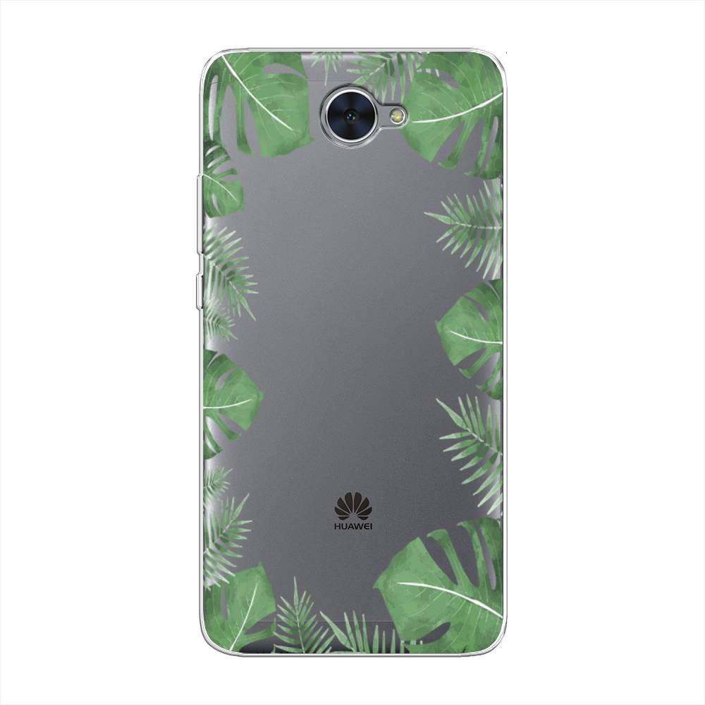 

Чехол Awog "Листья папоротника рамка" для Huawei Y7