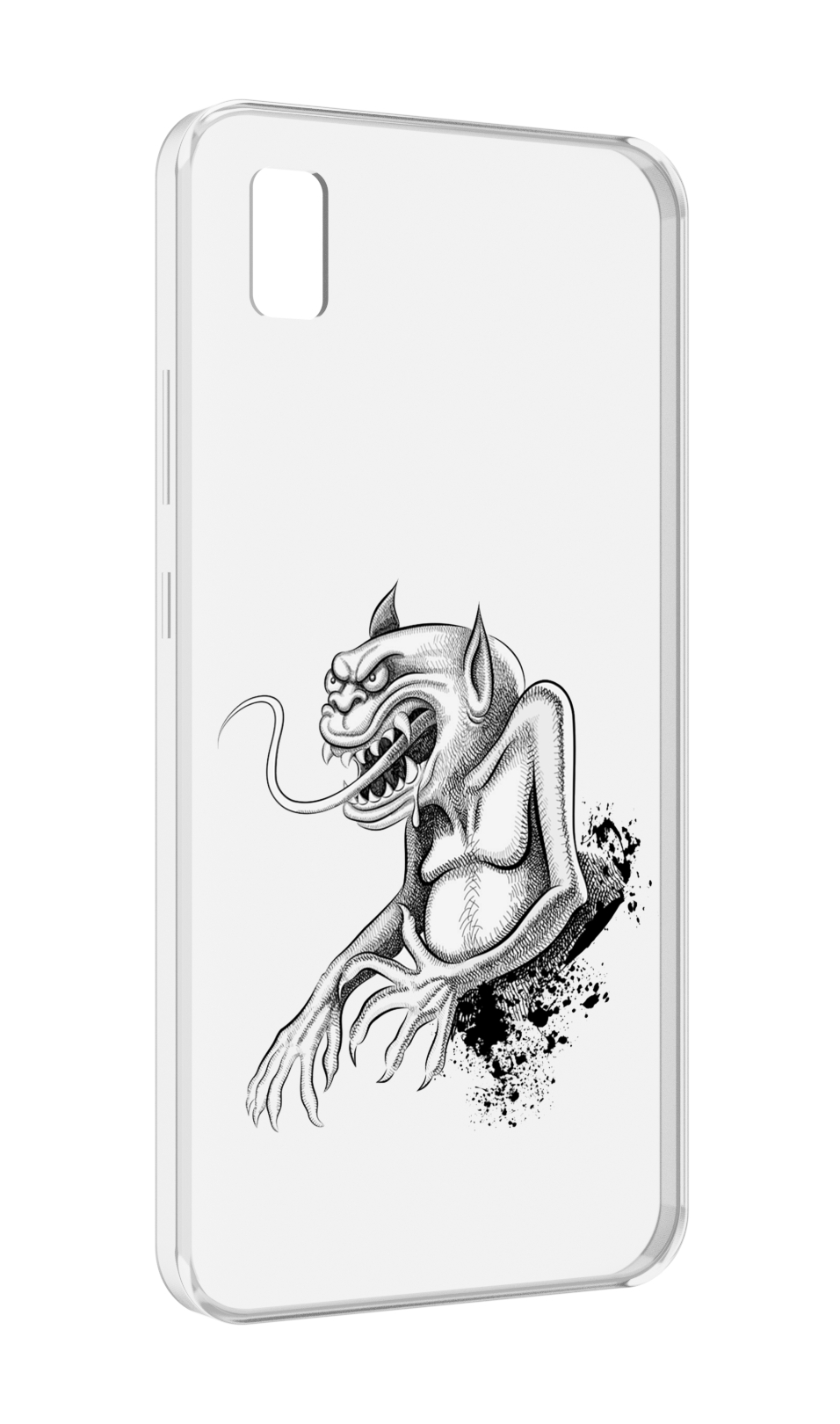 Чехол MyPads чорт для ZTE BLADE L210