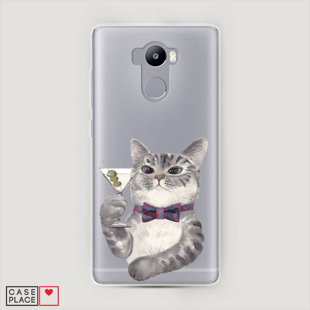 

Пластиковый чехол "Кот джентльмен" на Xiaomi Redmi 4, Кот джентльмен