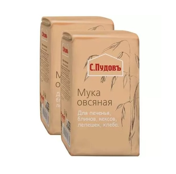 Мука овсяная С.Пудовъ 2x400 г