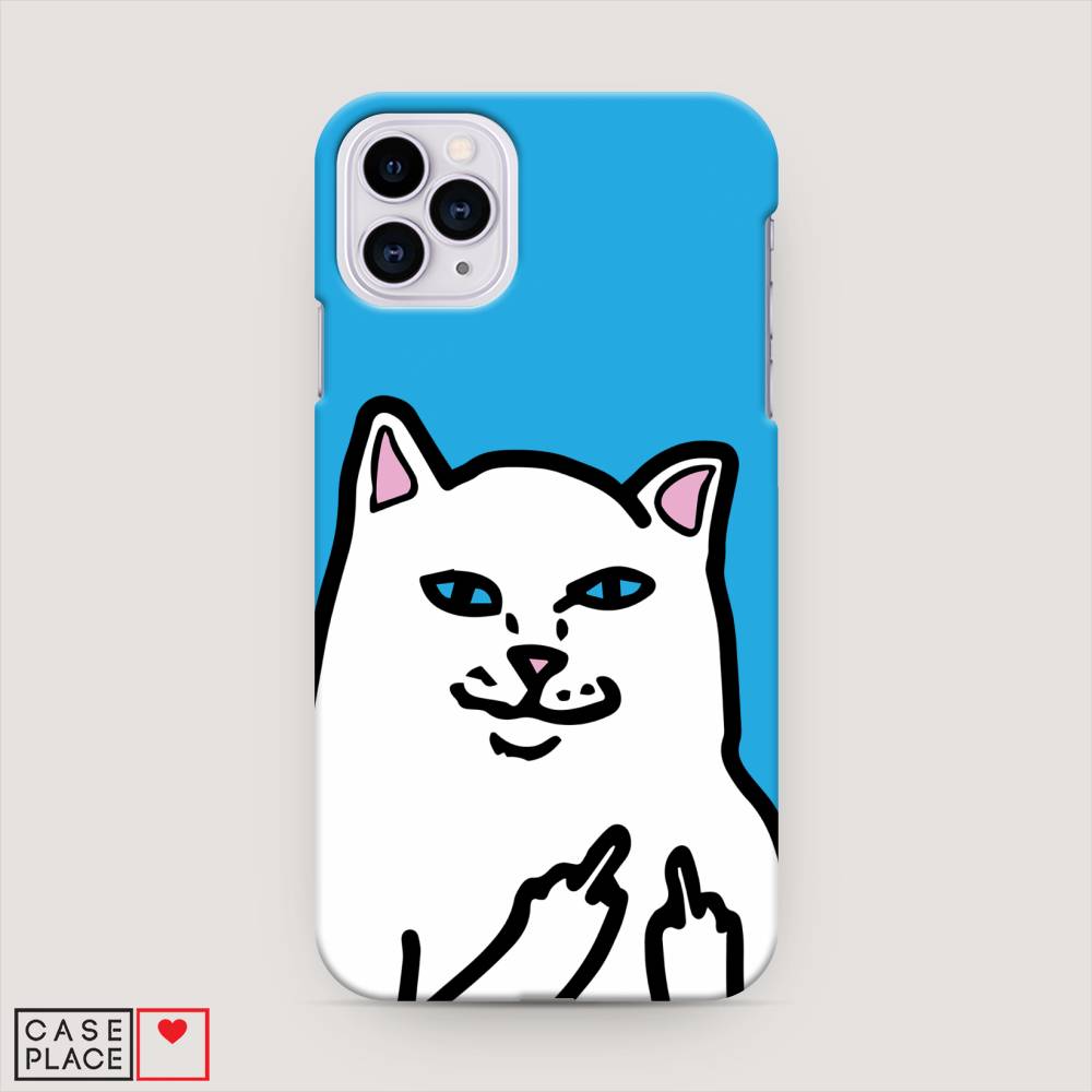

Пластиковый чехол "Кот жесть" на Apple iPhone 11 Pro Max, 12220-7