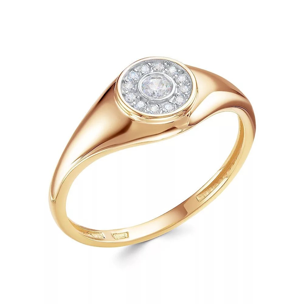 

Кольцо из золота р. , 585Gold 301012641, фианит, 301012641