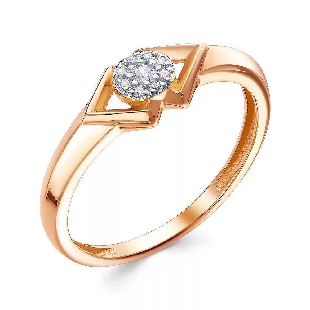

Кольцо из золота р. , 585Gold 301012604, фианит, 301012604