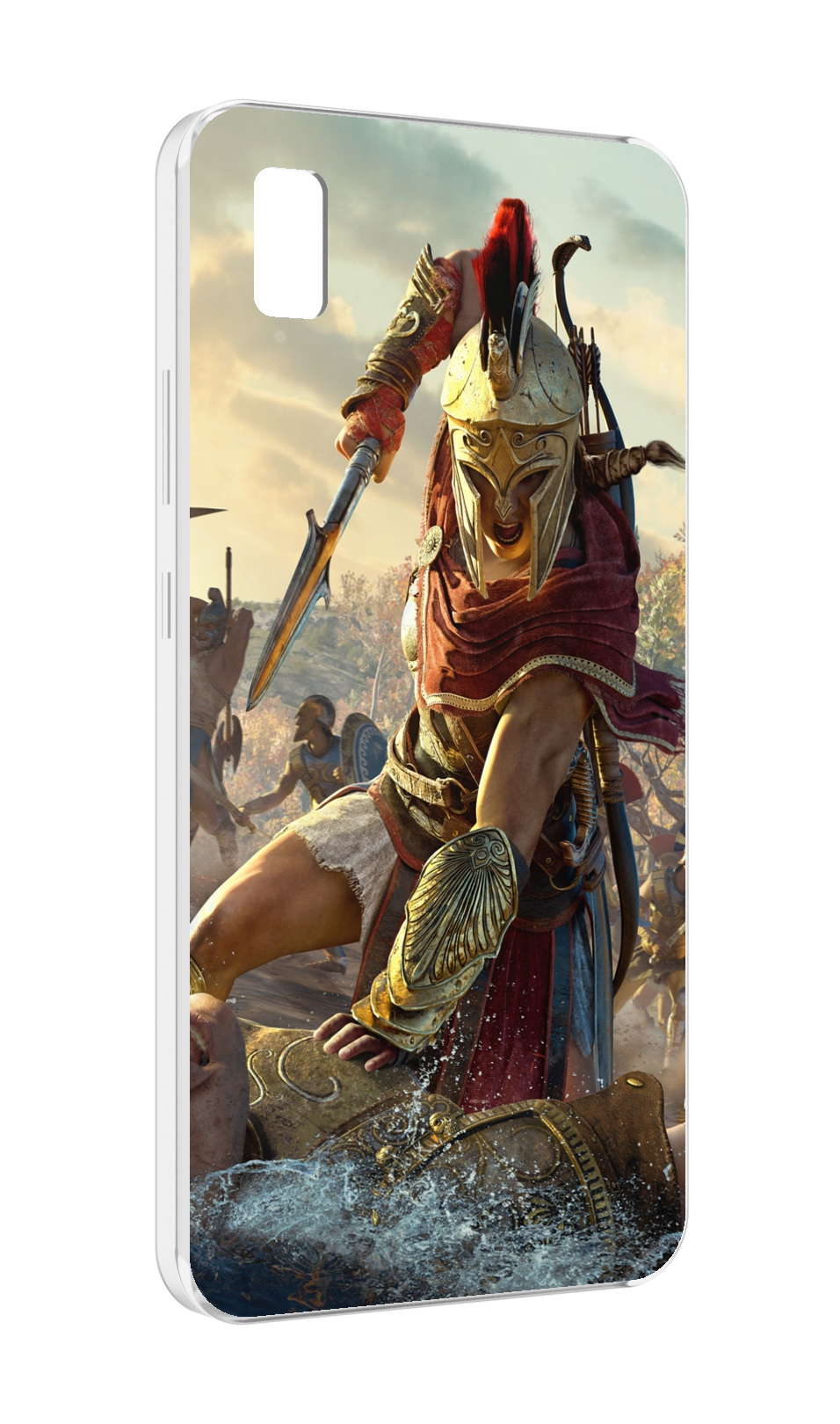 

Чехол MyPads Assassin's Creed Odyssey Kassandra мужской для ZTE BLADE L210, Прозрачный, Tocco