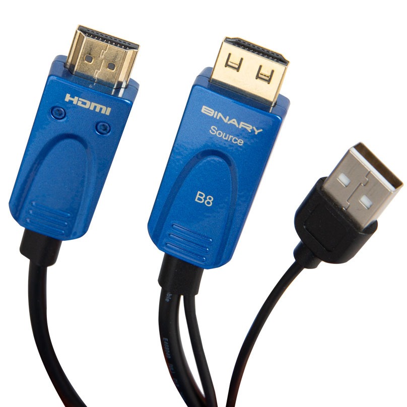 Кабель оптоволоконные Binary HDMI B8 Active Optical 4K Ultra HD High-Speed 30.0m