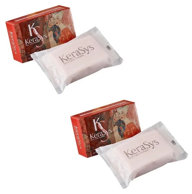 Мыло Kerasys Silk Moisture косметическое, туалетное 100 г, 2 шт. nesti dante мыло фрезия эолийских островов blue freesia from aeolian islands 250 гр