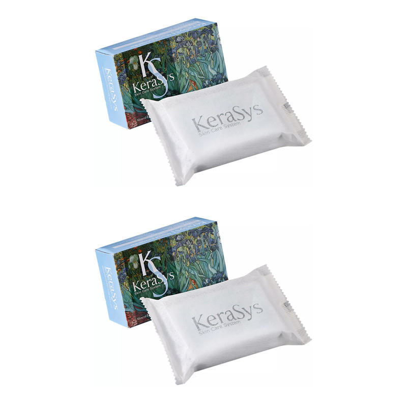 Мыло Kerasys Mineral Balance косметическое, 100 г, 2 шт.