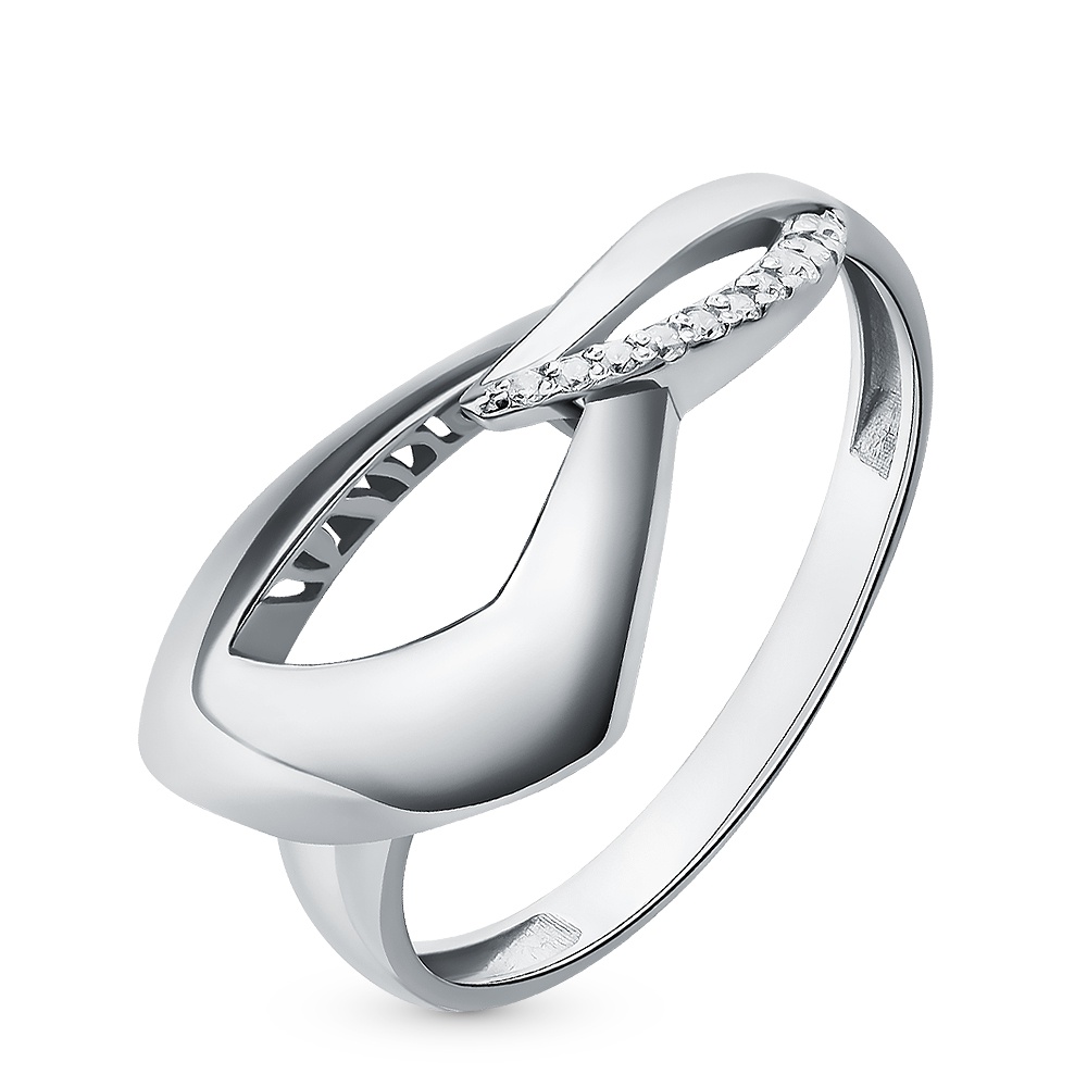 

Кольцо из серебра р.  585Gold 701013803, фианит, 701013803