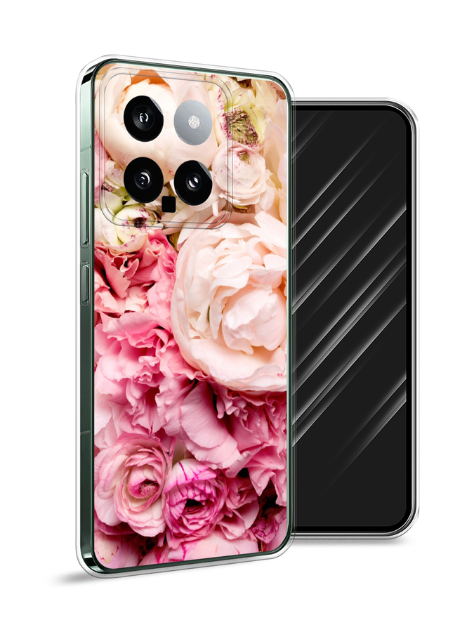 

Чехол Awog на Xiaomi 14 "Пионы яркие", Розовый, 320350-1