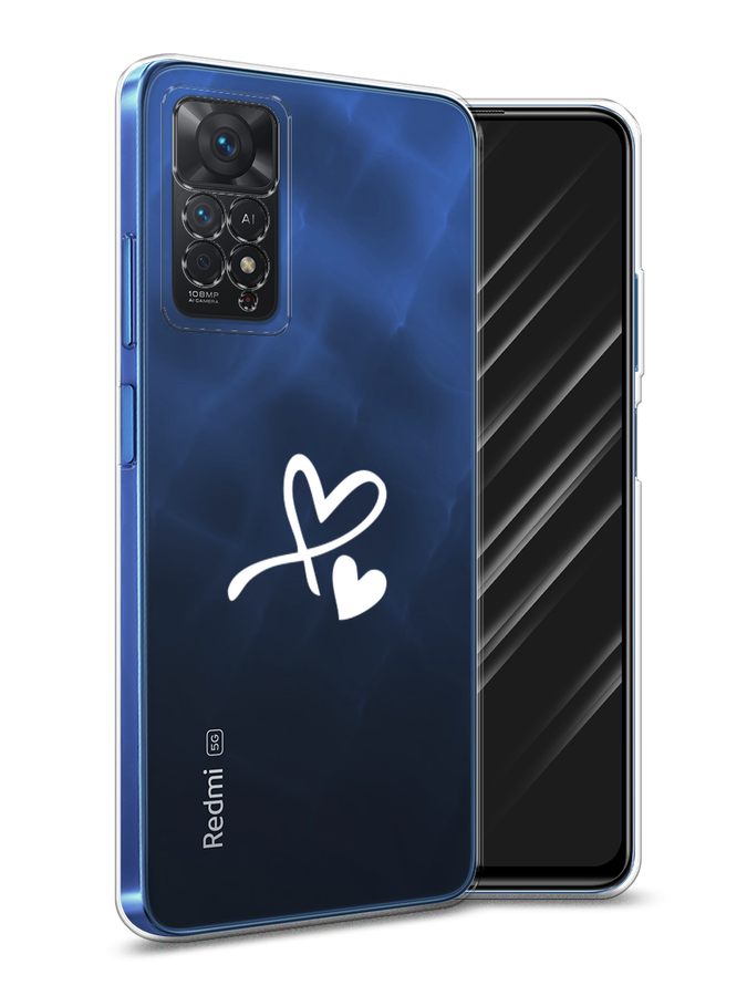

Чехол Awog на Xiaomi Redmi Note 11 Pro/11 Pro 5G/11E Pro "Сердечко минимализм", Разноцветный, 314850-6