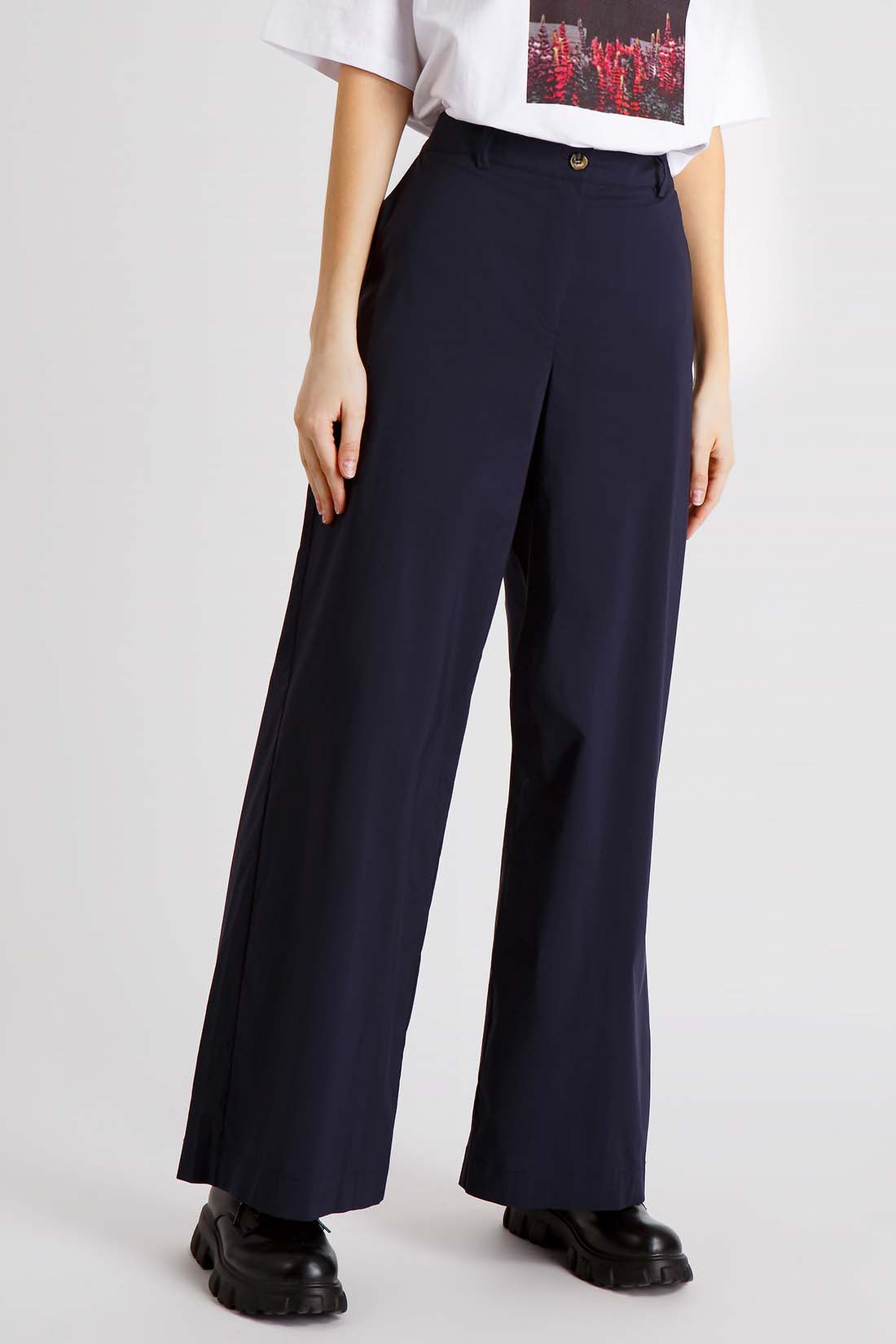 

Брюки женские Baon B2922021 синие 2XL, B2922021