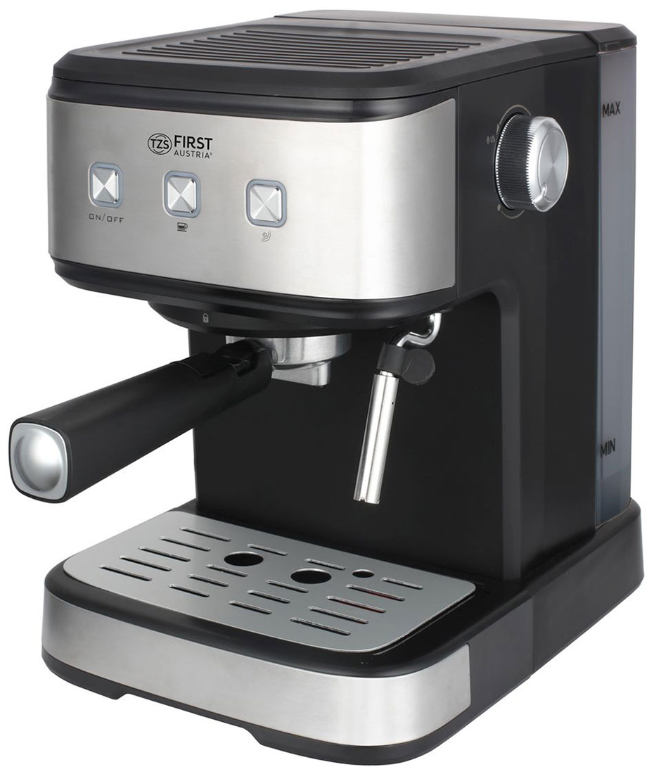 

Кофеварка рожкового типа FIRST FA-5476-2, Серебристый;черный, Кофеварка FIRST FA-5476-2