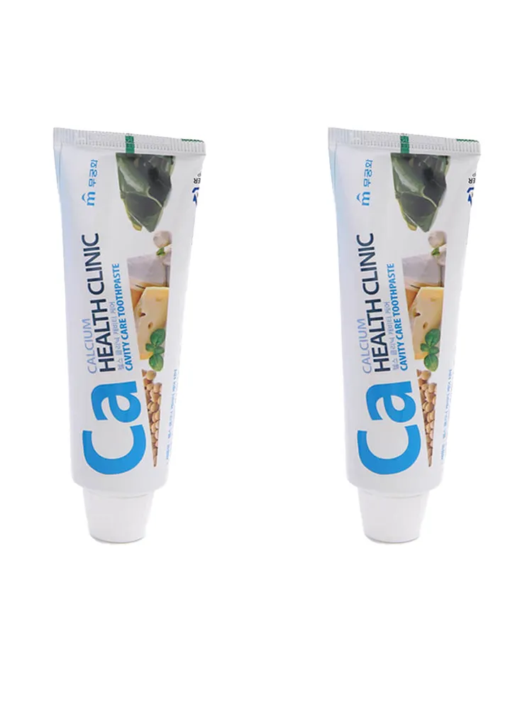 

Зубная паста MUKUNGHWA Calcium Health Clinic для профилактики кариеса, 100 г, 2 шт.