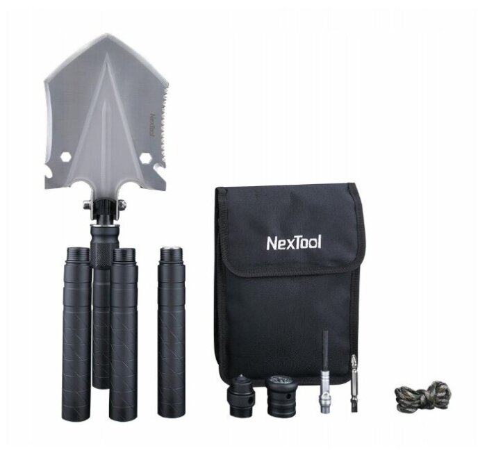 Лопата автомобильная NexTool Shovel Саперная Black NE0114 KT5524