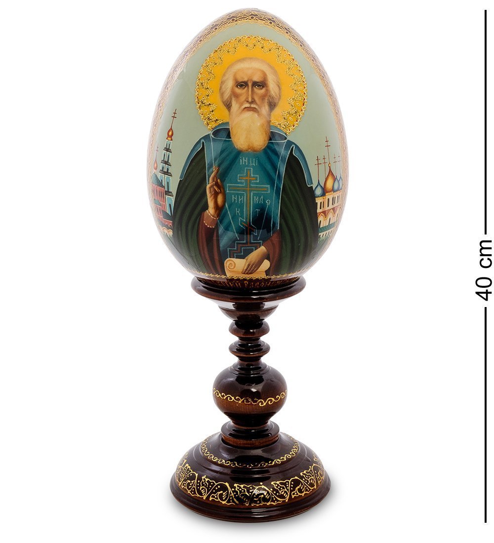 

Яйцо расписное Сергей Радонежский чудотворец, AT1970493
