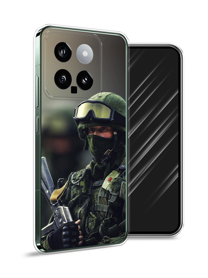 

Чехол Awog на Xiaomi 14 "Солдат", Зеленый;серый, 320350-1