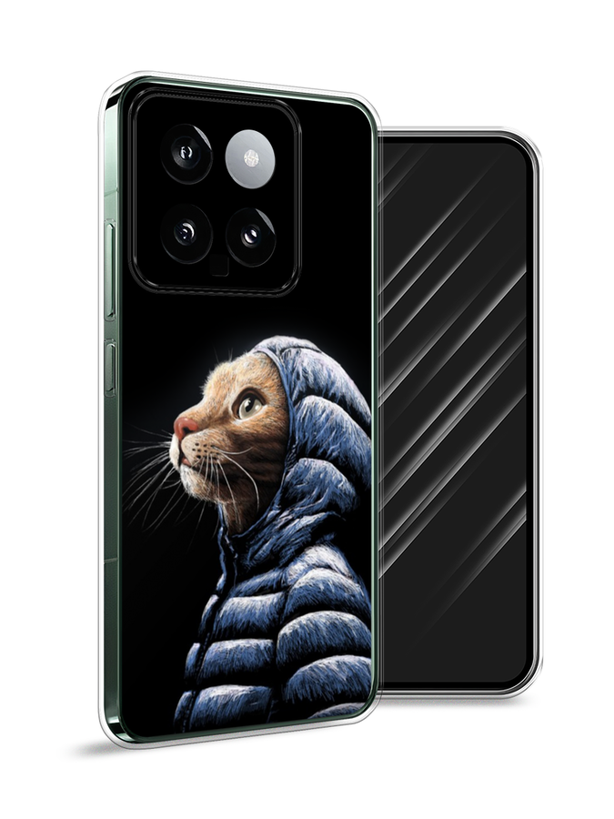 

Чехол Awog на Xiaomi 14 "Кот в капюшоне", Черный;бежевый;синий, 320350-1