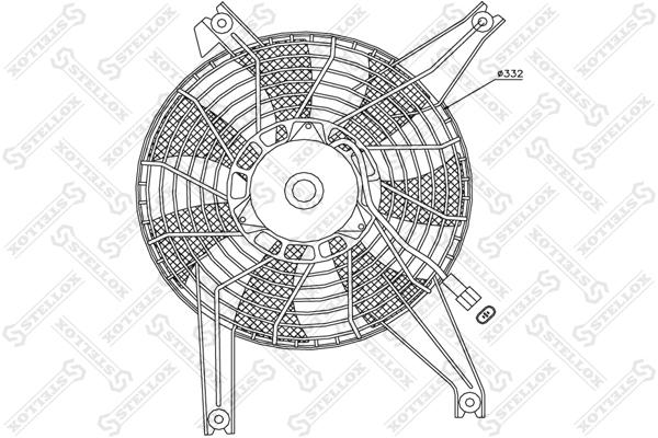 

Stellox 29-99327-Sx_Вентилятор Охлаждения\ Mitsubishi Pajero 3.2Did/3.5Jdi 00>