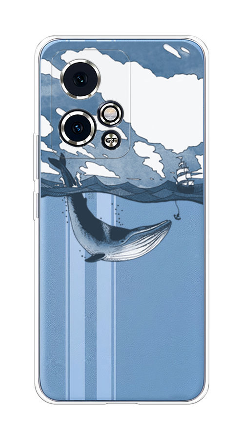 

Чехол на Honor 90 GT "Большой кит", Синий, 6123450-1