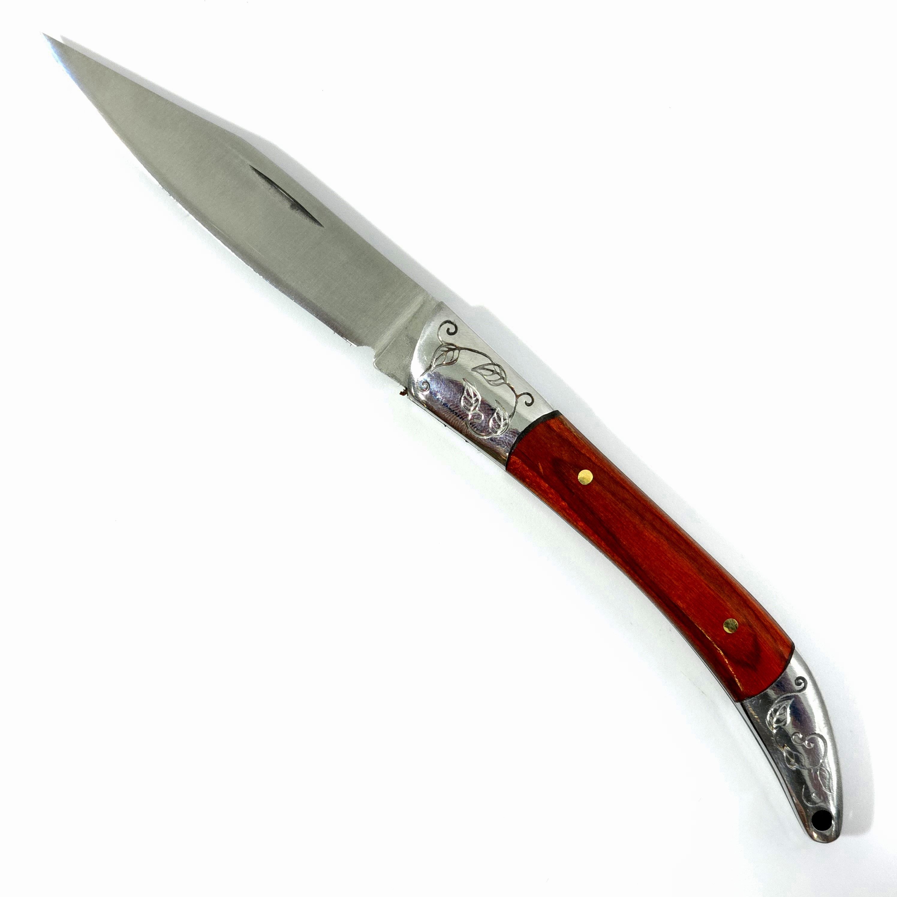 

Нож туристический 163K, клинок 7 см, коричневый., 136k
