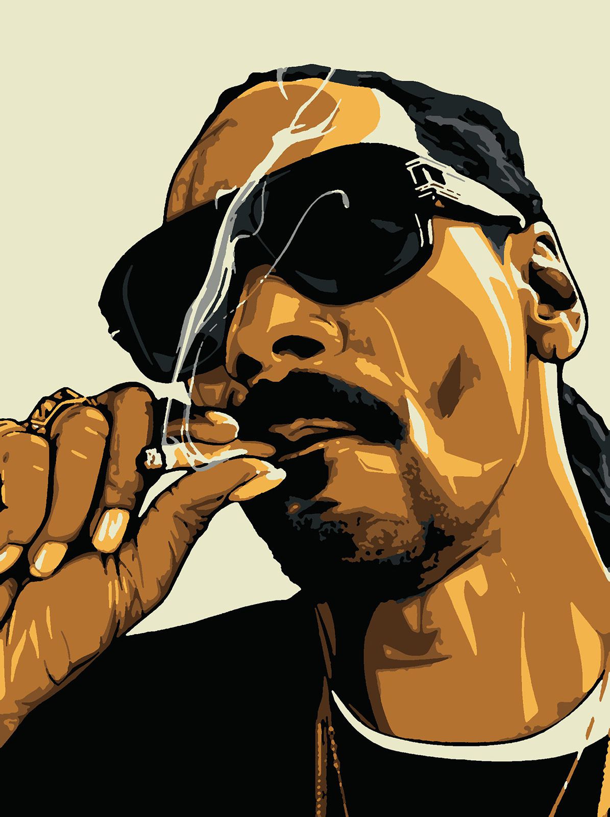 Snoop dogg рисунок