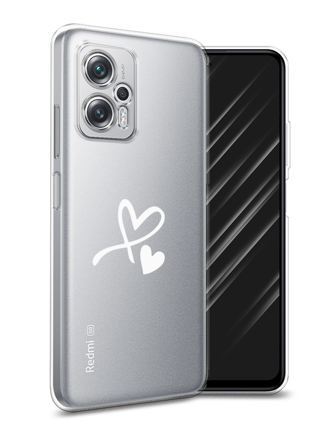 

Чехол Awog на Poco X4 GT/Redmi Note 11T Pro/11T Pro Plus "Сердечко минимализм", Разноцветный, 315250-6