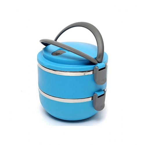 

Термо ланч бокс 2 секции Lunch Box Urban Living 3 Layer Stainless Steel, 48695