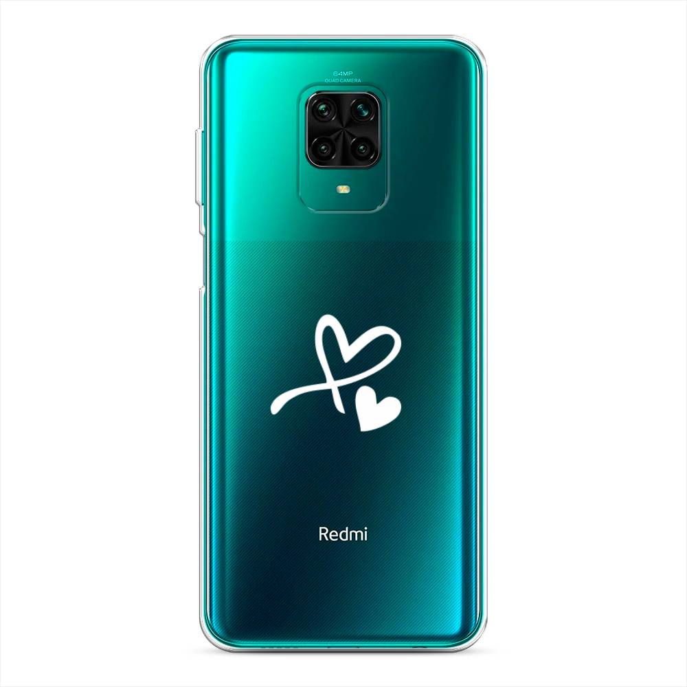 фото Силиконовый чехол "сердечко минимализм" на xiaomi redmi note 9 pro awog