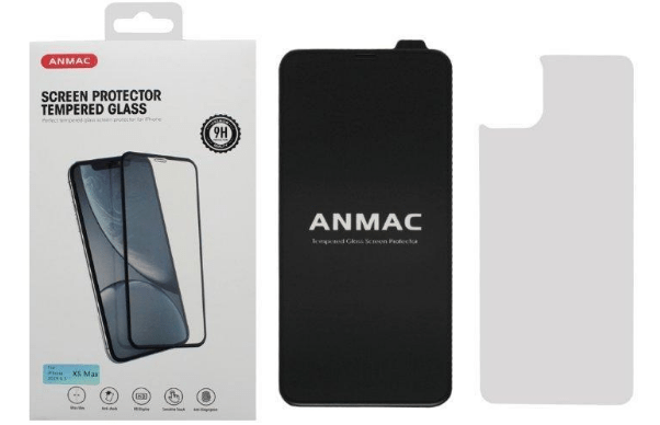 

Защитное стекло ANMAC для iPhone 11 Pro Max/XS Max 3D черный, Защитное стекло iPhone 11 Pro Max/XS Max 3D ANMAC черный