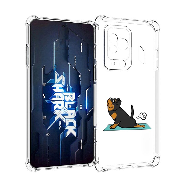 

Чехол MyPads спортивная-собачка для Xiaomi Black Shark 5 Pro, Прозрачный, Tocco