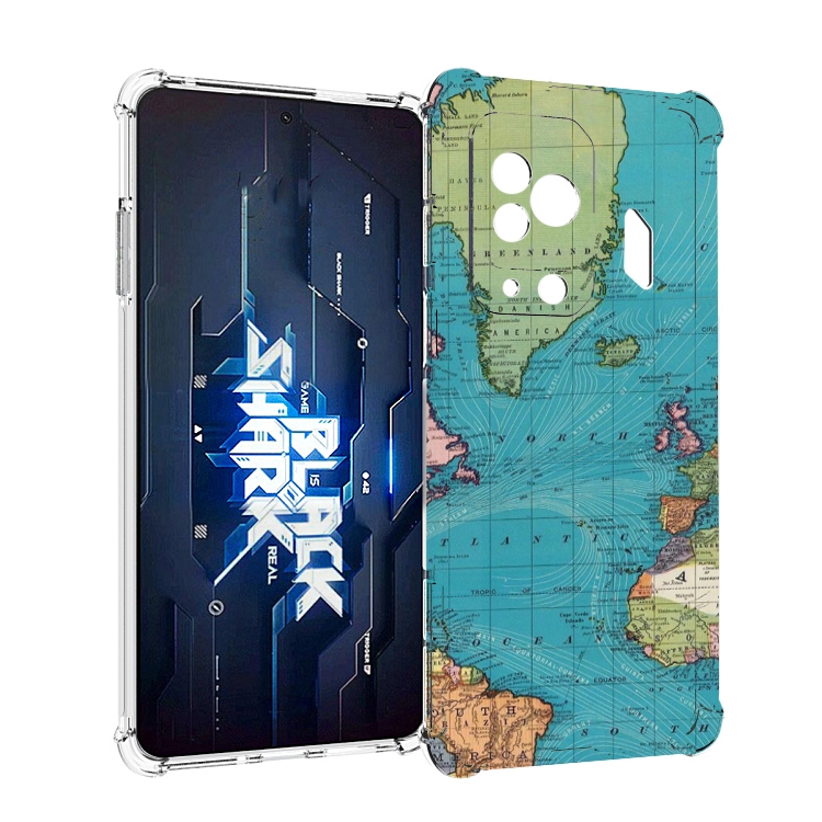 

Чехол MyPads старая карта земли для Xiaomi Black Shark 5 Pro, Прозрачный, Tocco