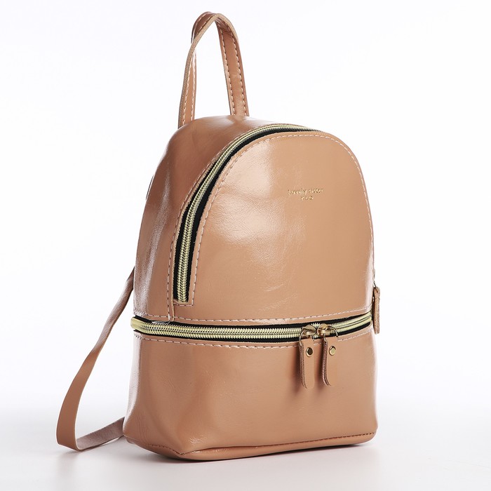 

Рюкзак женский NoBrand 9932469 розовый, 22х18х8,5 см, Бежевый, 9932469