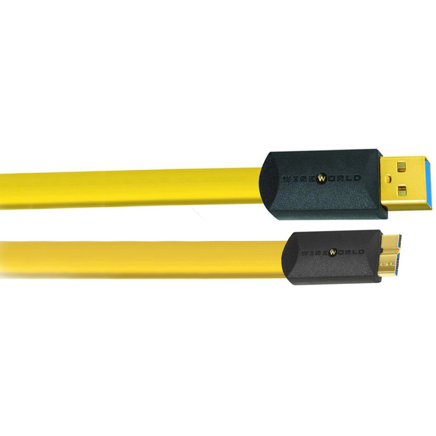 Кабели USB 3.0 Тип A - B micro WireWorld Chroma 8 USB 3.0 A-Micro B Flat Cable 0.6 m