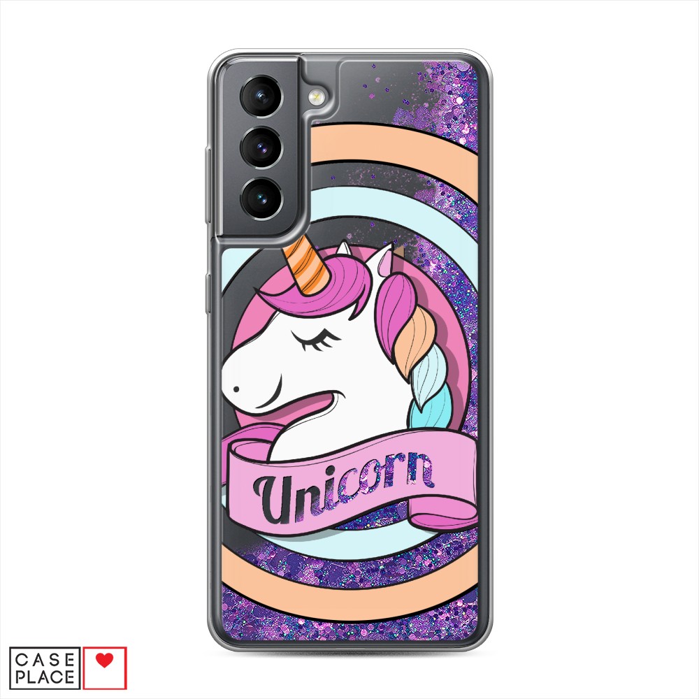 

Чехол Awog на Samsung Galaxy S21 / Самсунг S21 "Unicorn зефирный", Разноцветный, 2101892-1