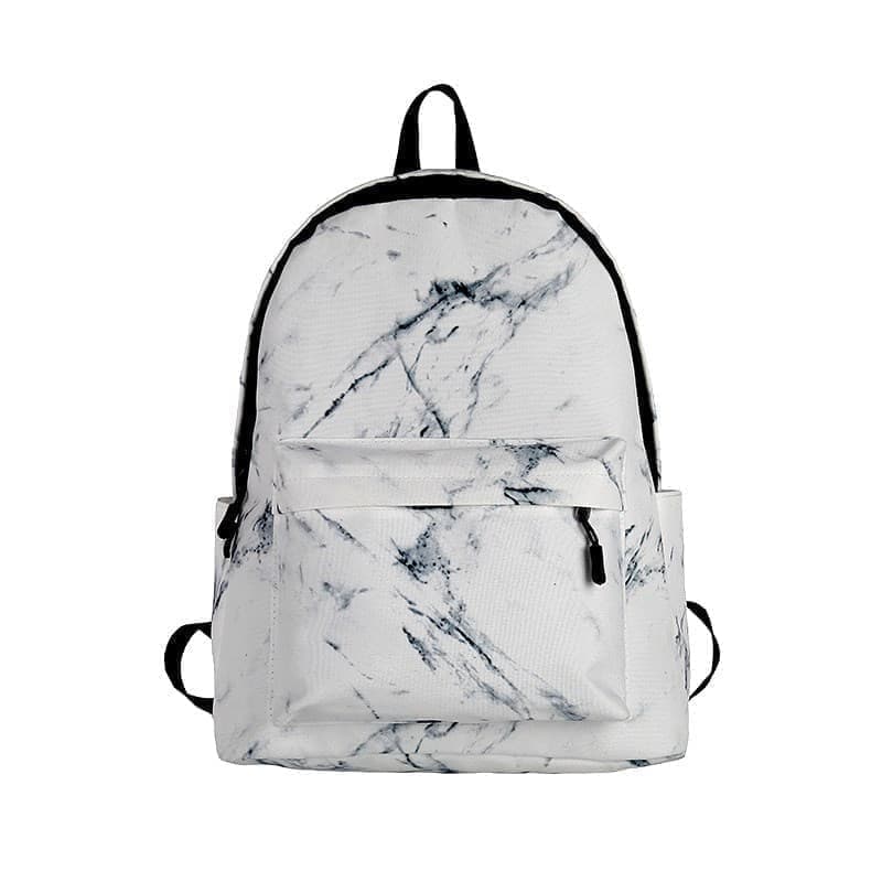 Рюкзак с Мраморным рисунком (Белый)