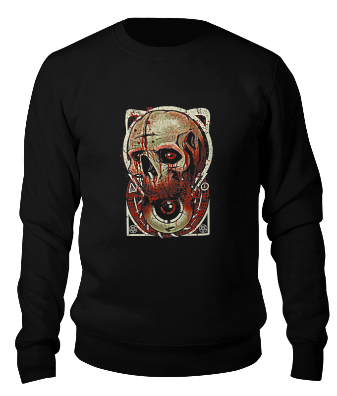 

Свитшот Printio Art horror черный XS, Art horror
