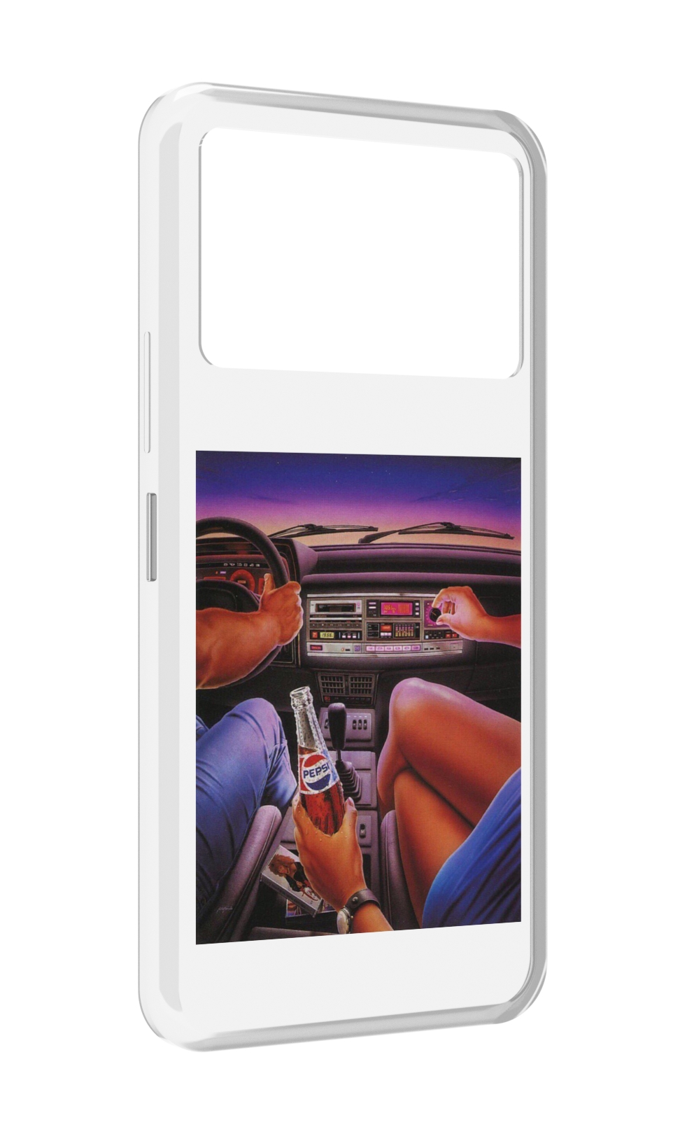 

Чехол MyPads американская машина салон для Infinix NOTE 12 VIP (X672), Прозрачный, Tocco