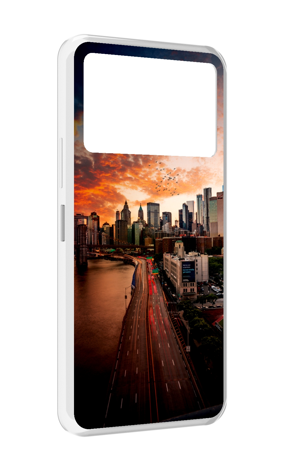 

Чехол MyPads американский город фото для Infinix NOTE 12 VIP (X672), Прозрачный, Tocco
