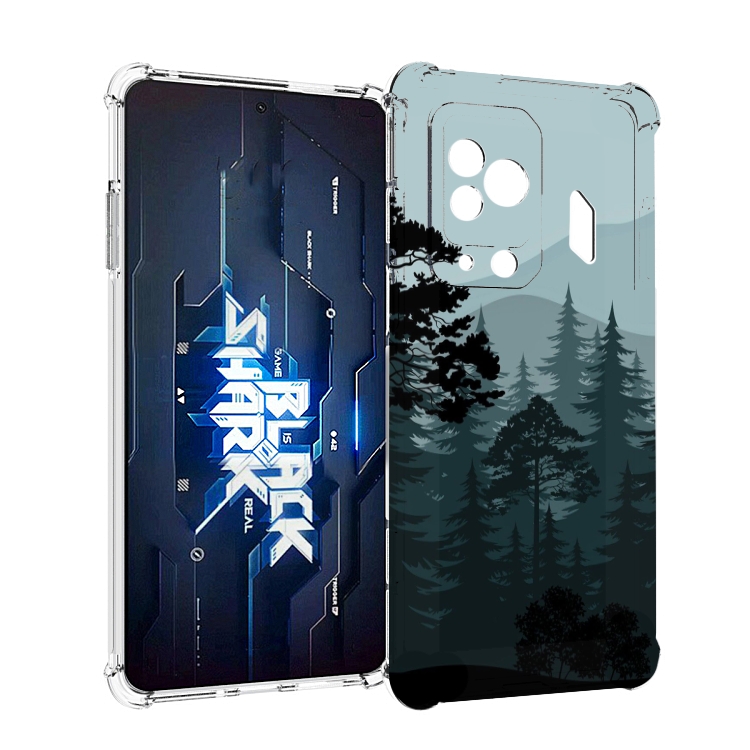 

Чехол MyPads темный лесочек для Xiaomi Black Shark 5 Pro, Прозрачный, Tocco