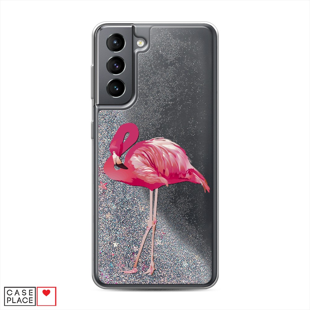 

Чехол Awog на Samsung Galaxy S21 / Самсунг S21 "Застенчивый фламинго", Разноцветный, 2101891-1