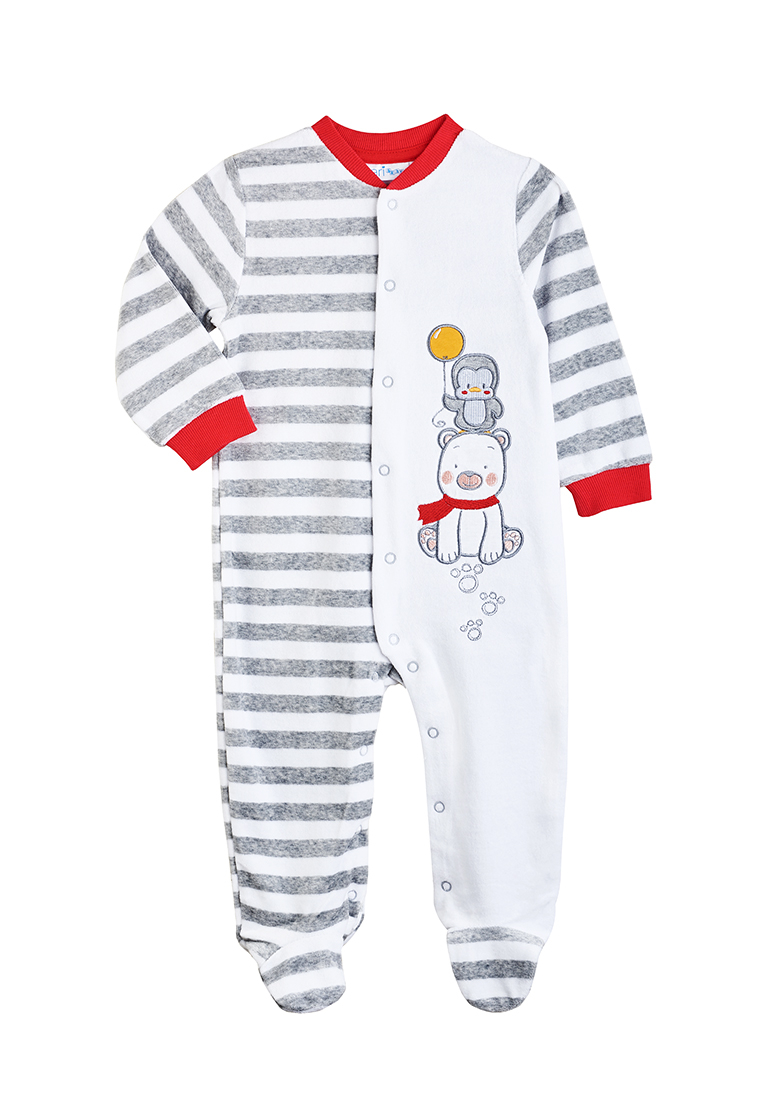 фото Комбинезон детский повседневный kari baby aw20b13104214 белый р.74